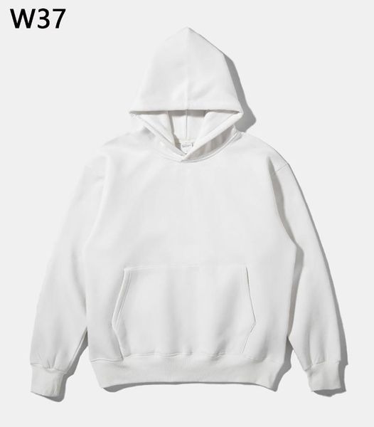 

men's hoodies & sweatshirts 2021 autumn mens thick fleece hip hop pure velvet fabrics winter w37, Black