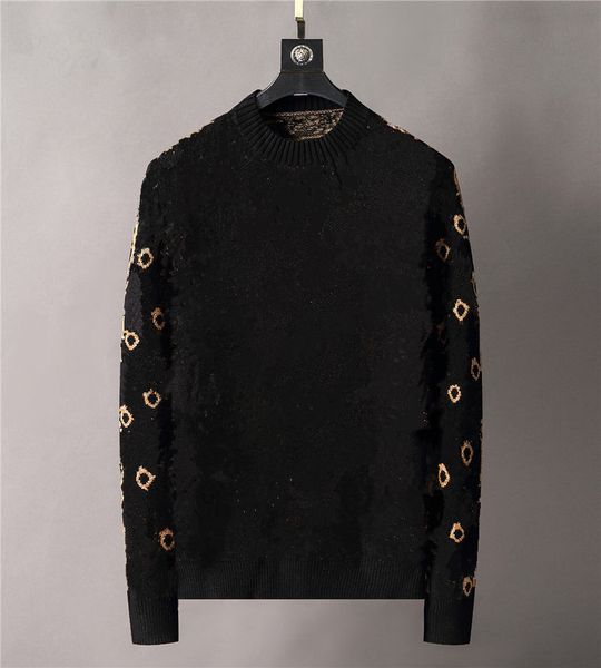

mens knited sweaters 2021 winter warm casual pullover long sleeve soft sweatershirt designer fashion street sport men womens jumper sweater, White;black