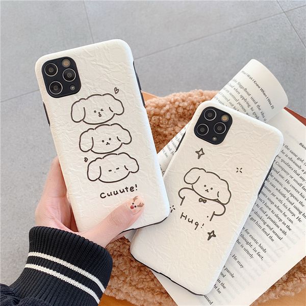 

cute cartoon pattern 11pro /xsmax mobile phone case creative soft case for ip 7/8plus huawei p40 mobile phone case