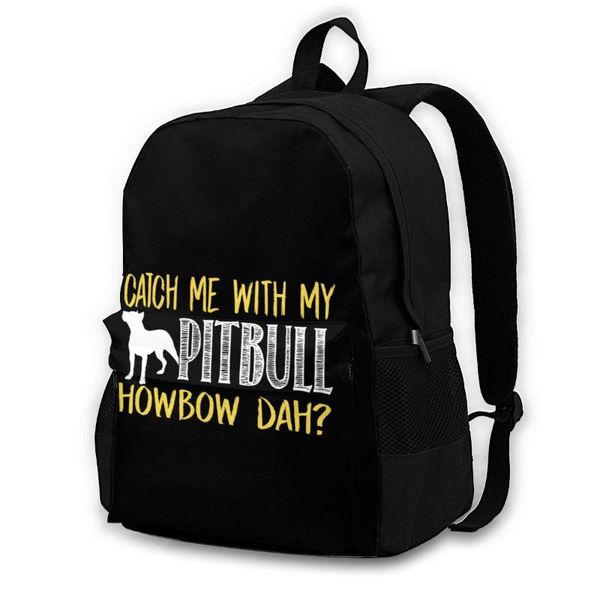 

backpack pit bull backpacks camping soft modern polyester bags
