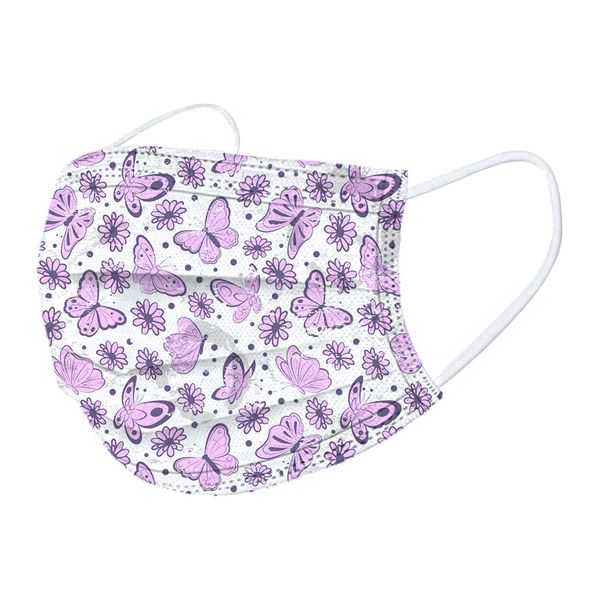 

printed mask disposable three-layer creative butterfly protective face