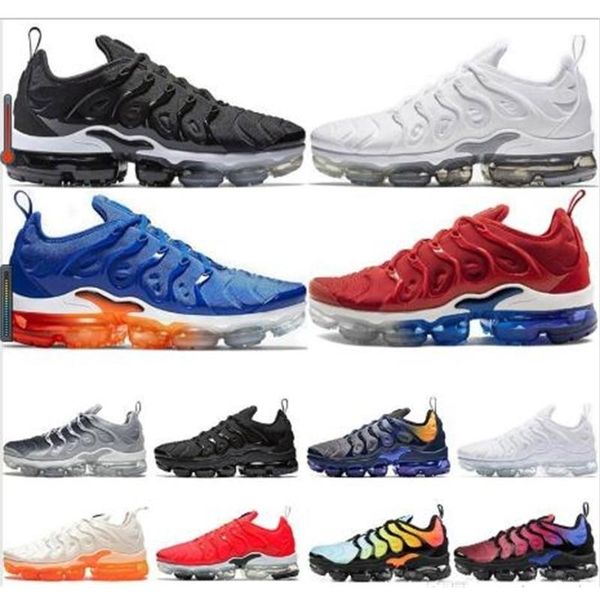 

2021 tn plus shoes women mens sport sneakers pure platinum triple black white cool wolf grey chaussures tns trainers blade cheap