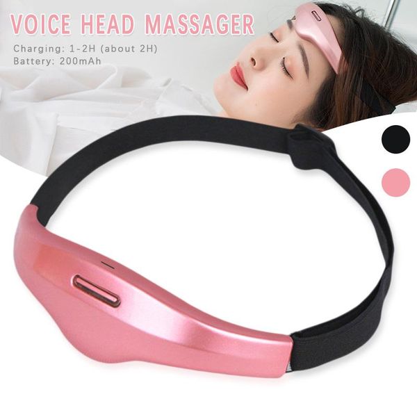 

electric massagers usb 3 modes sleep instrument smart voice head massager portable