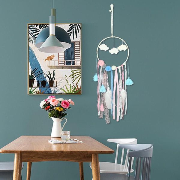 

decorative objects & figurines retro woven bedroom pendant hanging creative wind chime wall living room chimes home decor gift