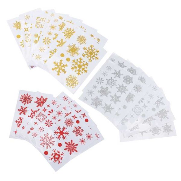 

window stickers 27pcs decorative door decal removable showcase xmas sticker