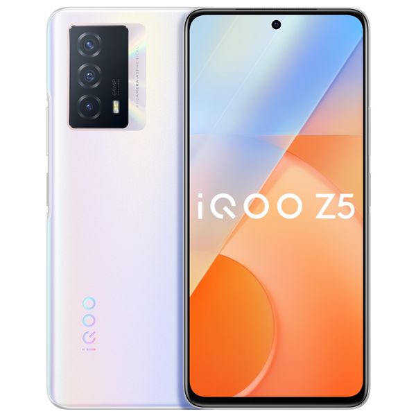 

original vivo iqoo z5 5g mobile phone 8gb ram 128gb 256gb rom snapdragon 778g octa core android 6.67" full screen 64mp ar 5000mah wake