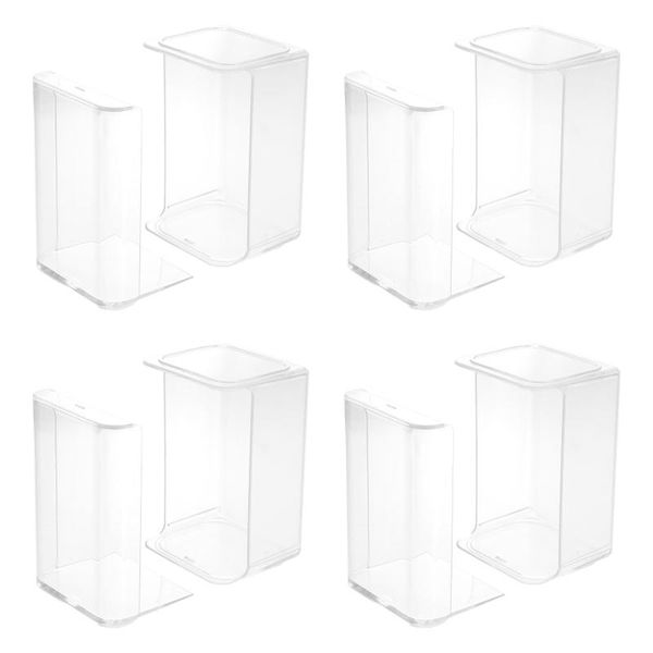 

storage drawers 6pcs plastic craft showcase transparent adornment box model case