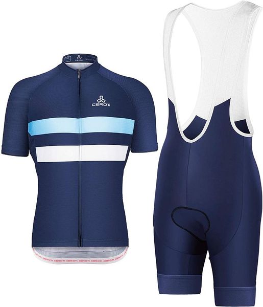 

summer 2021 team cycling jersey 19d bike shorts suit ropa ciclismo men quick dry mtb bib pants bicycle maillot bottoms wear racing sets, Black;blue