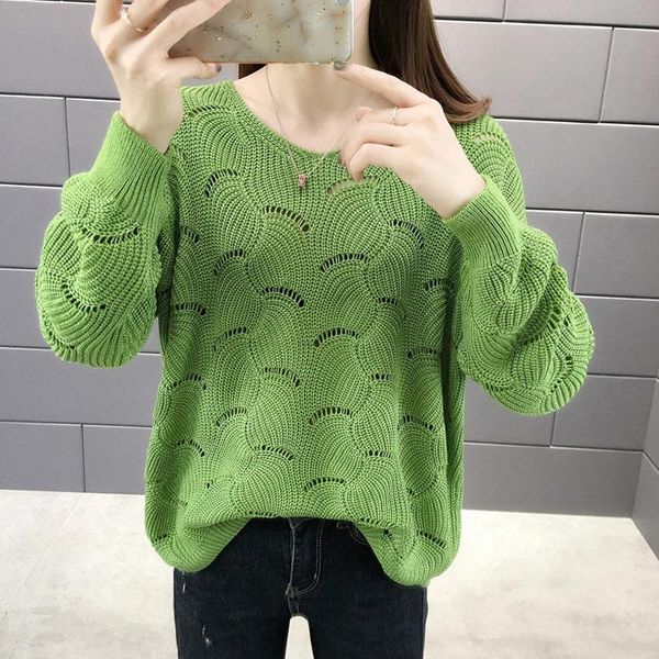 

women's sweaters korean fashion sweater jumper women knit casual long sleeve knitted wear v neck crochet coat, White;black