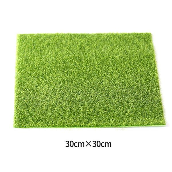 

30x30 cm non-woven fabric artificial moss wall simulation fake grass lawn for indoor home decoration decorative flowers & wreat