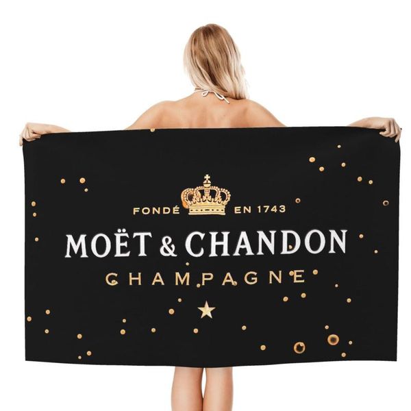 

moet & chandon champagne beach towels, large-size bath personalized design, luxury towels_mystyj03 towel