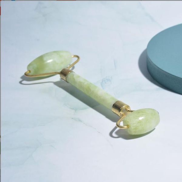 

2022 portable pratical jade facial massage roller anti wrinkle healthy face body head foot nature beauty tools