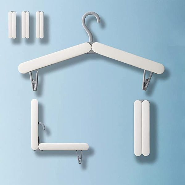 

hangers & racks travel clothes hanger portable folding multifunction magic stretch drying rack home wardrobe storage