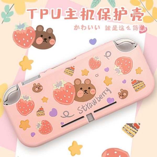 

for switch lite protective cover main case handle ns liquid tpu shell theme color accessories thin matte game controllers & joysticks