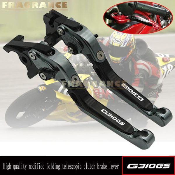 

motorcycle folding extendable cnc moto adjustable clutch brake levers for g310gs g310 gs g 310gs 2021 brakes