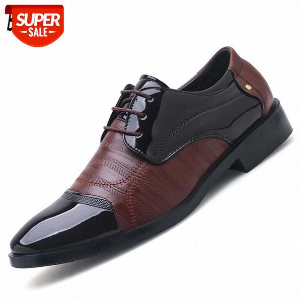 

2020 men formal shoes high-quality leather business comfortable breathable driving brand zapatos de hombre #pm1g