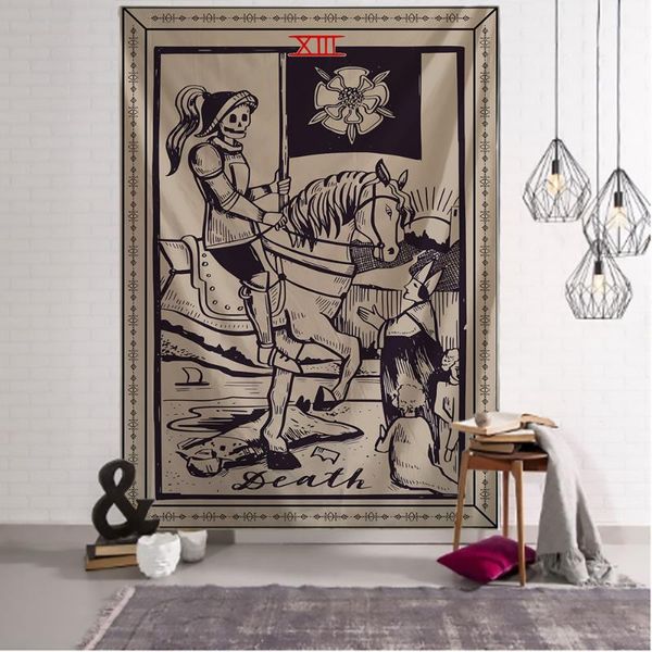 

tapestries tarot tapestry wall hanging bohemian hippie witchcraft tapiz art science fiction dormitory decor