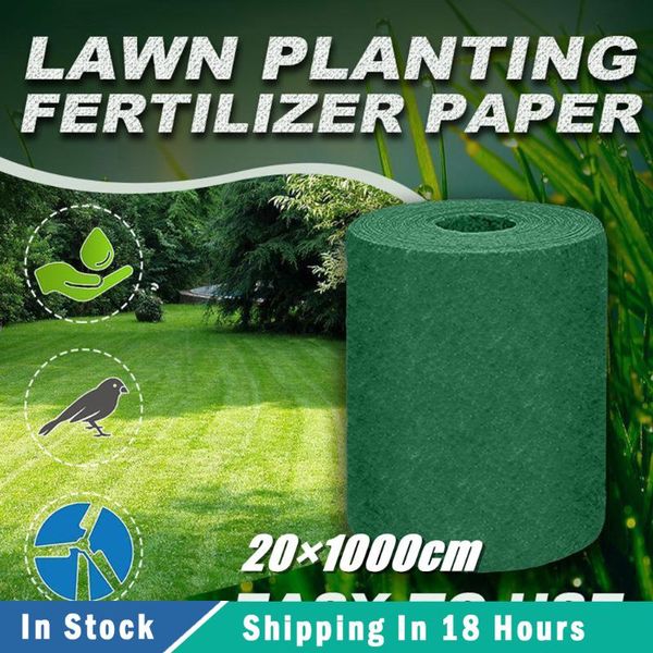 

20Ã1000cm grass seed mat starter gardening carpet garden supplies lawn pads d16 decorative flowers & wreaths