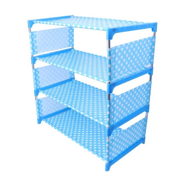 

clothing & wardrobe storage shoes rack organizer shelf 4-tier shoe tower cabinet nonwoven