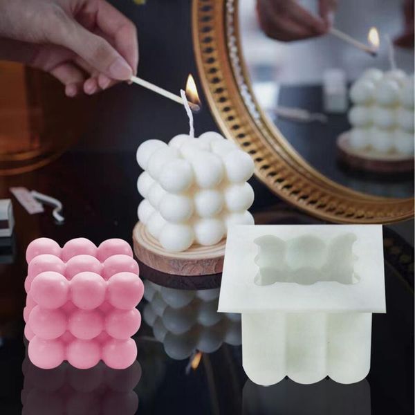 

candles mould soy wax mold plaster candle 3d silicone molds hand-made aroma soap moulds craft tools