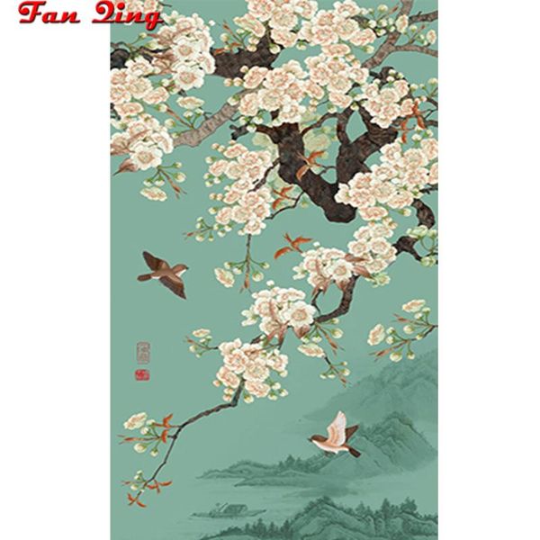 

diamond painting 5d diy birds flowers embroidery cross-stitch mosaic full round/square drill rhinestones home decoration