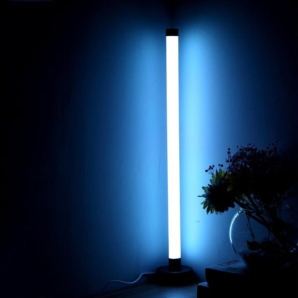 

floor lamps 1pcs modern led corner lamp colorful rgb indoor standing atmosphere light home living room bedroom decoration