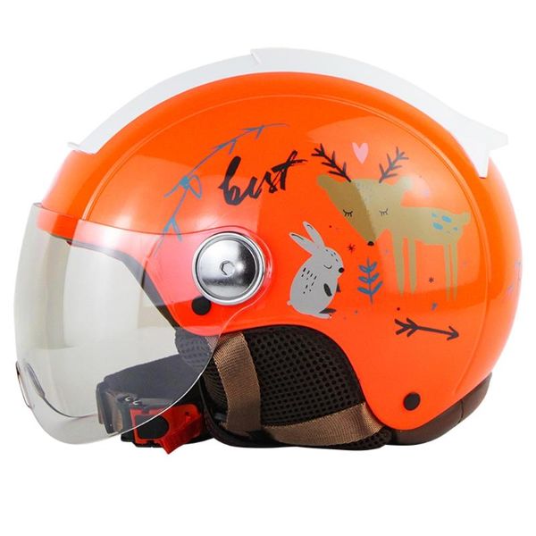 

electric motorcycle helmets half face abs helmet with lens scooter l9ce