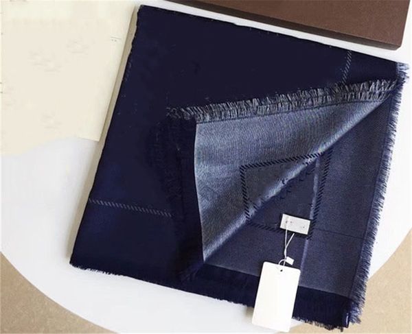 

shawl classic gold and silver jacquard scarf for women's fashion wool soft shawl classic triangle wrap shawl, Blue;gray