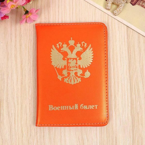

card holders women men russia passport cover pu leather holder casual airport travel accessories case for, Brown;gray