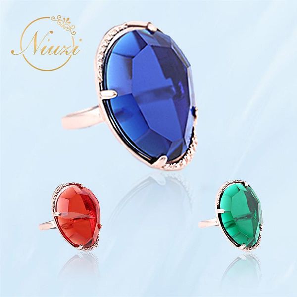 

wedding rings oval green red natural zircon for women retro couple female ring luxury fashion teen girls jewelry accessories, Slivery;golden