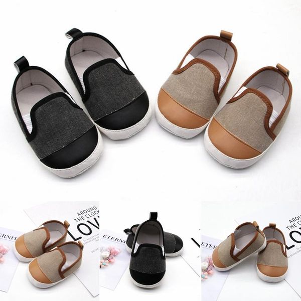 

first walkers born baby boy crib pram shoes prewalker soft sole slippers trainers casual 11-13cm