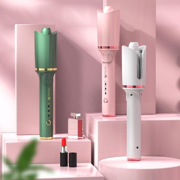 

electric hair brushes auto rotate curler ceramic curling iron long-lasting styling constant temperature wave care