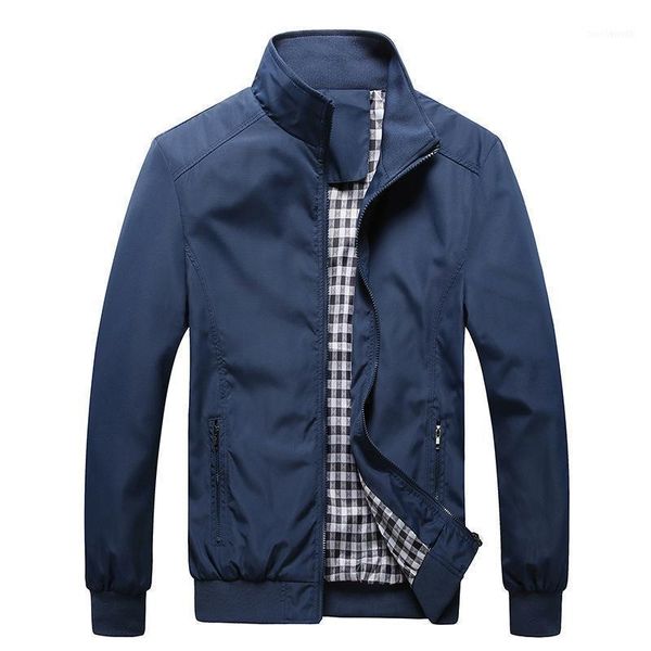

men's jackets men jacket spring autumn 's fashion overcoat stand collar slim casual style large plus size 4xl 5xl 6xl1, Black;brown