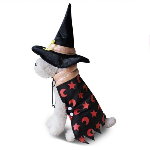 

dog apparel pet halloween witch warm coat dogs clothing jackets costume outfits