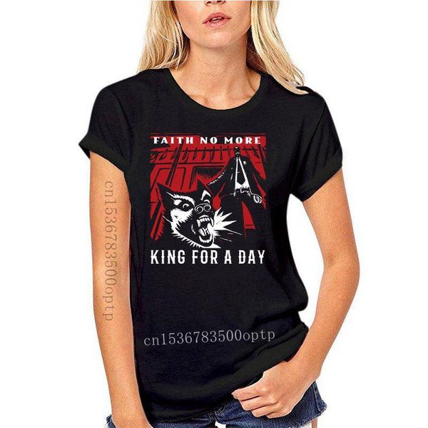 

women's t-shirt faith no more king for a day women fantomas shirt mike patton mr.bungle, White
