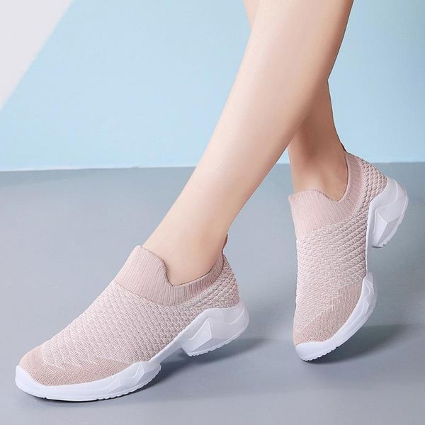 

slippers sagace shoes woman fashion solid mesh casual flats slip-on sport runing breathable sneakers sandals 2021jan16, Black