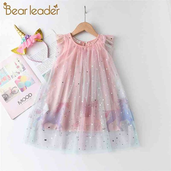 

girls cartoon pattern dress summer kids cute princess clothing sleeveless costumes casual outfits 3-7 years 210429, Red;yellow