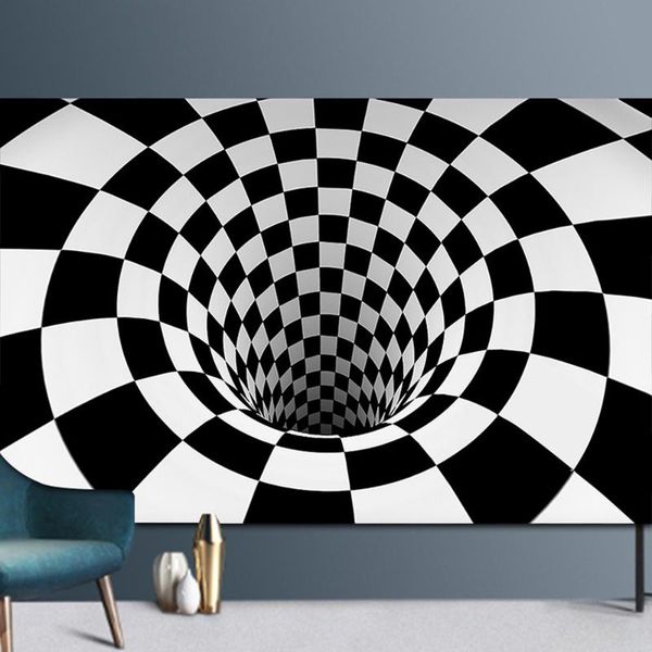 

carpets nordic black and white 3d geometric for living room bedroom area rug modern simple bedside balcony floor hallway mat