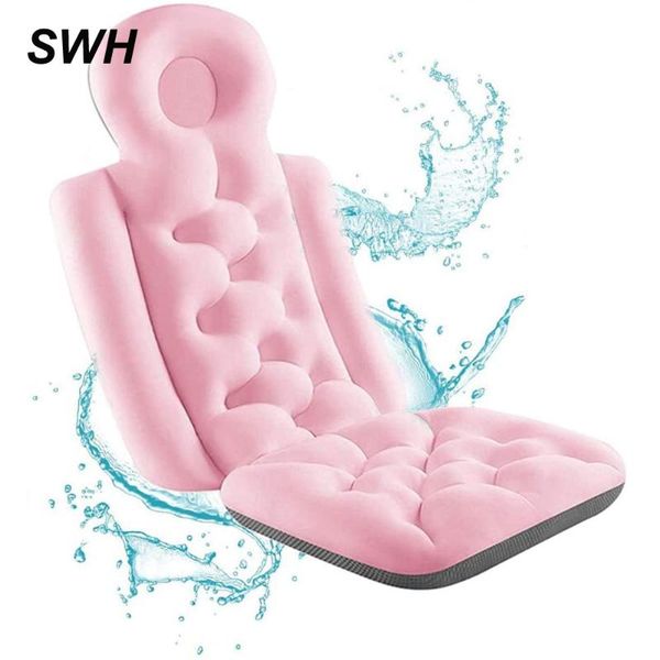 

other bath & toilet supplies folding pillow cushion spa head rest bathing pad bathtub non-slip neck back relax tub