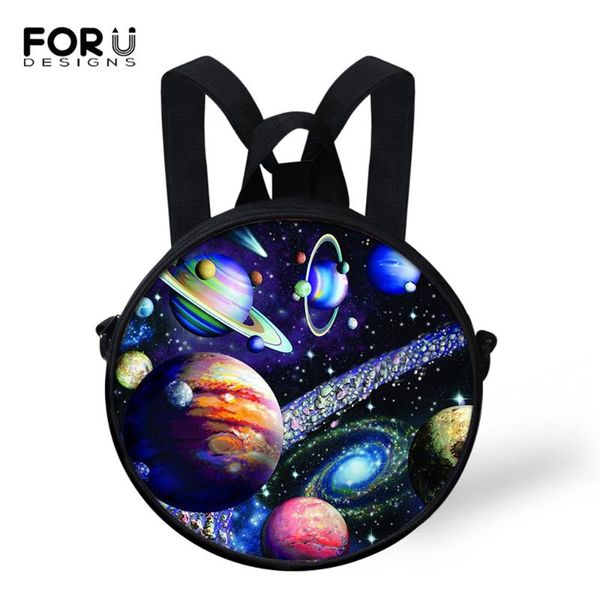 

backpack forudesigns pretty universe 3d pattern boys mini messenger bags kids casual cartoon crossbody women's fashion 2021