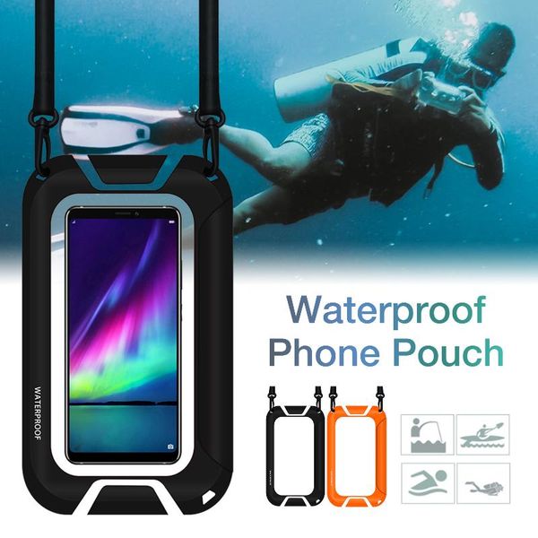 

cell phone pouches waterproof pouch underwater cellphone dry case with lanyard universal water proof bag mobile cover