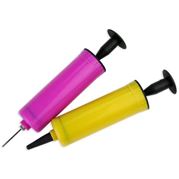 

mini balls pump balloon accessories inflator hand push air two kinds of needles party supplies portable foil ballon decoration