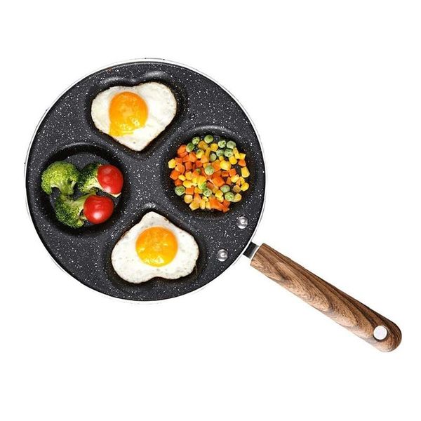 

pans egg frying pan,non stick cooker pan,heart-shaped non-stick pan four-hole cooking pot multifunction