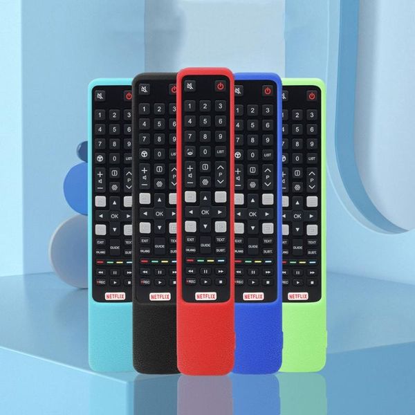 

smart home control protective case compatible with tcl-rc802n impact-proof anti-slip washable antidust silicone sleeve shockproof cover lx0b