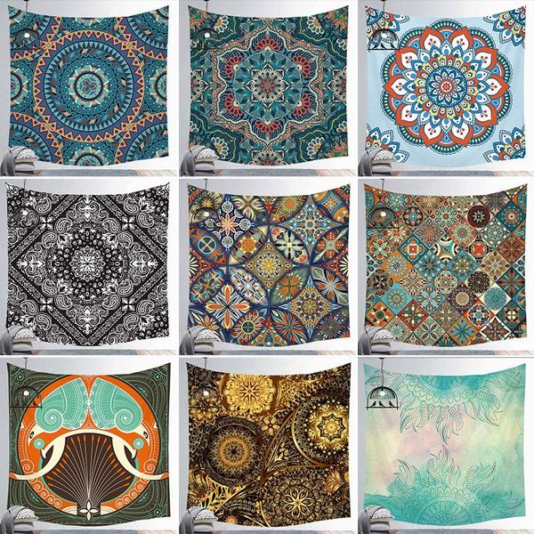 

tapestries tapestry mandala wall hanging throw blanket camping tent mattress bohemian sandy beach sleeping pad
