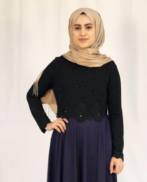 

casual dresses laruj 681 hijab women 's dress purple, Black;gray