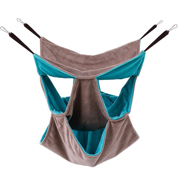

cat beds & furniture small animal hammock cute warm plush universal hanging bed for animals _wk