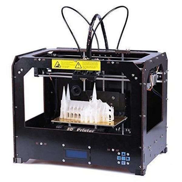 

printers 3d printer - 8 universal extruder lcd display & heatable platform impressora