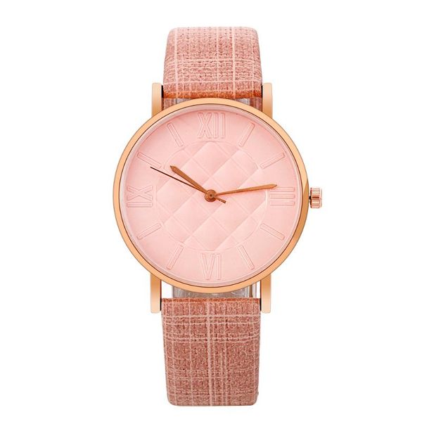 

wristwatches fashion and generosity watch leather ladies casual quartz wrist women rose gold case watches, Slivery;brown