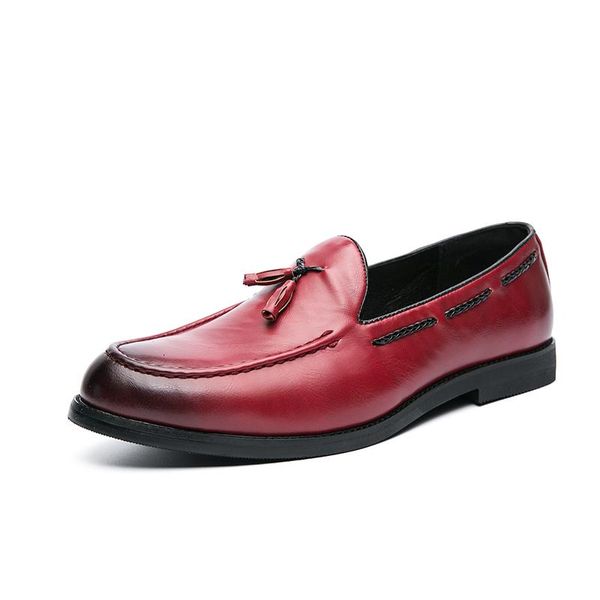 Designer de luxo masculino tassel high-end microfibra cavalheiro flats sapatos de couro moda charme conceito vestido de casamento calçado